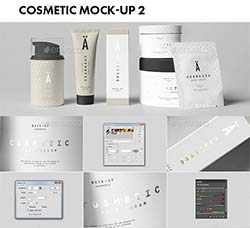 化妆品包装展示模型(第二版)：Cosmetic Mock-up 2